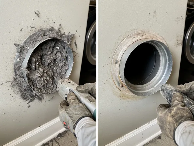 Professional clogged vent cleaning by East Los Angeles Dryer Vent Cleaning in East Los Angeles