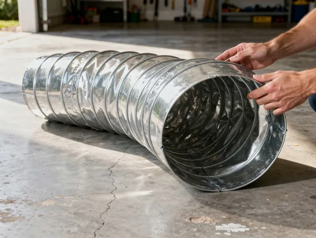 East Los Angeles Dryer Vent Cleaning specialist using advanced equipment for thorough duct cleaning in East Los Angeles