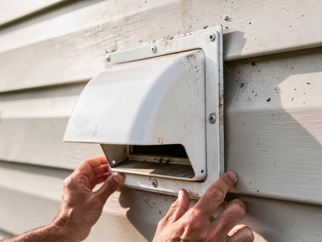 East Los Angeles Dryer Vent Cleaning technician delivering thorough residential dryer vent cleaning service in East Los Angeles